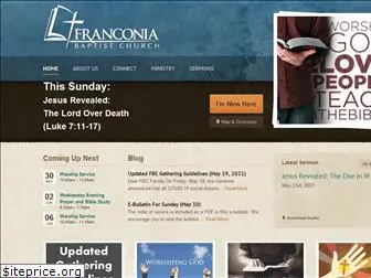 franconiabaptist.org
