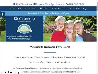franconiadentalcare.com