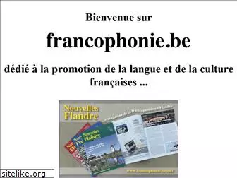 francophonie.be