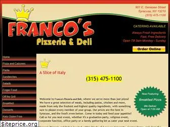 francospizzeriaanddeli.com