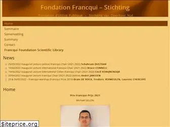 francquifoundation.be