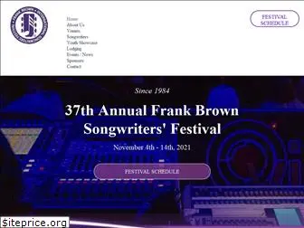 frankbrownsongwriters.com