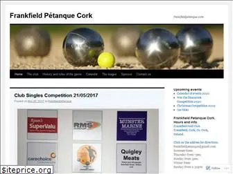 frankfieldpetanque.com