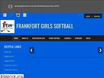frankfortgirlssoftball.com