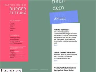 frankfurter-buergerstiftung.de