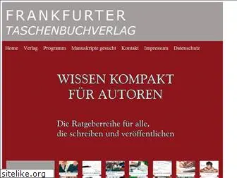 frankfurter-taschenbuchverlag.de
