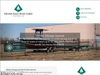 frankhallboatyard.com