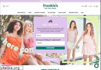 frankiesonthepark.com