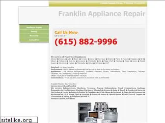 franklinappliancerepair.com