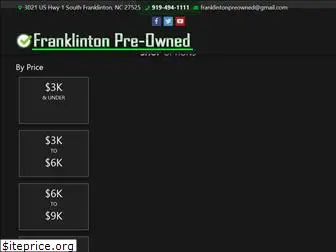 franklintonpreowned.com