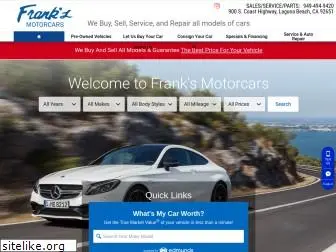 franksmotorcars.com