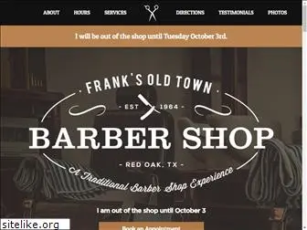 franksoldtownbarbershop.com