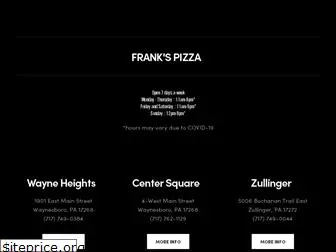 frankspizzarestaurants.com