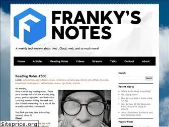 frankysnotes.com