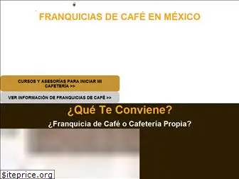 franquiciasdecafe.com.mx