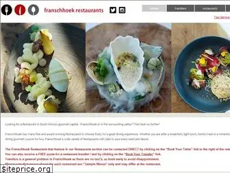 franschhoek-restaurants.co.za