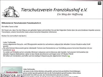 franziskushof-tierschutzverein.de