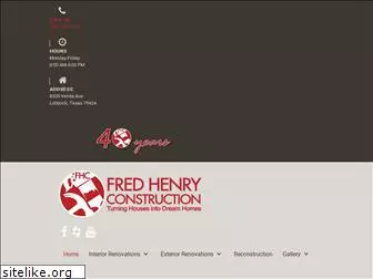 fredhenryconstruction.com