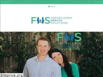 fredricksonhealthsolutions.com