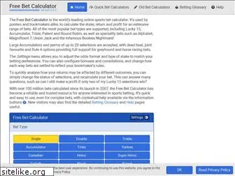 free-bet-calculator.co.uk