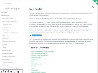 free-for.dev