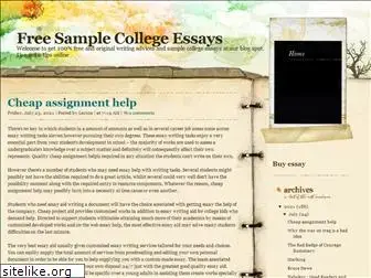 free-sample-college-essays.blogspot.com