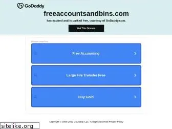 freeaccountsandbins.com