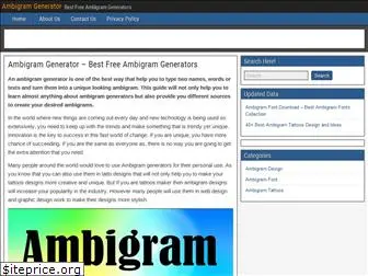 7 Online Ambigram Generators - Logo, Tattoo and Amigram Art Examples
