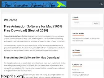 freeanimationsoftwareformac.com