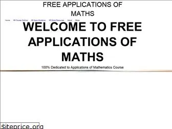 freeapplicationsofmaths.co.uk