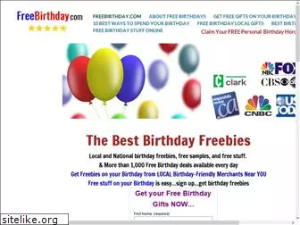freebirthday.com