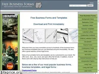 freebusinessforms.com