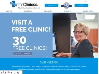 freeclinicsofiowa.org