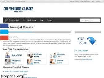 www.freecnatrainingclasses.org