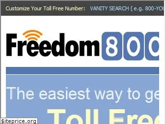 freedom800.com