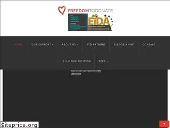 freedomtodonate.co.uk
