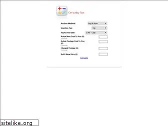 freeebaycalculator.co.uk