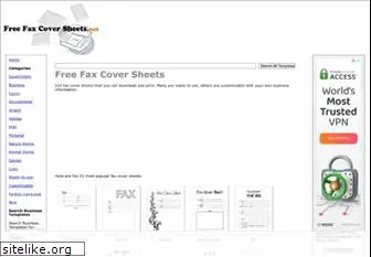 freefaxcoversheets.net