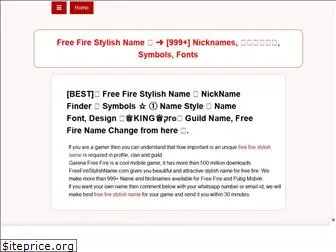 freefirestylishname.com