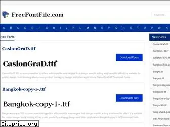 freefontfile.com