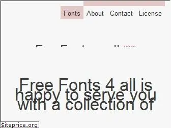 freefonts4all.com