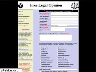 freelegalopinion.com