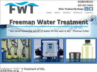 freemanwatertreatment.com