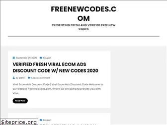 freenewcodes.com