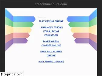 freeonlinecours.com
