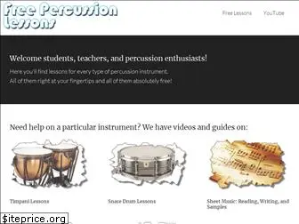 freepercussionlessons.com