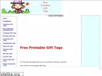 freeprintablegifttags.net