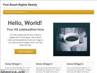 freeresellrightsweekly.com