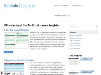 freescheduletemplates.com