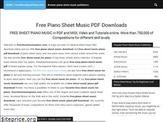 freesheetmusicpiano.com